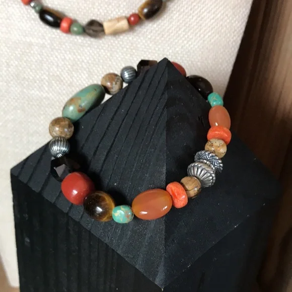 Simply Southwest Necklace & Bracelet Set - Carolyn Pollack - Picture 3 of 9